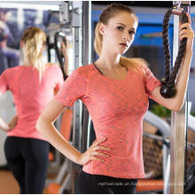Esporte e Fitness Vestuário Mulheres T-Shirt Quick Sweat